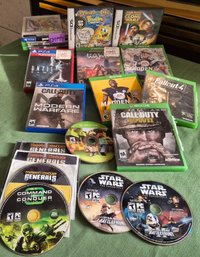 Variety Of Used Video Games-Xbox One, PlayStation 4, PC & Nintendo DS