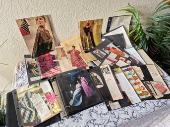 Full 3 Ring Binder Of 1970s Womens Day Magazine Sew, Crochet, Knit, Decoupage, Weave, Crewel Patterns