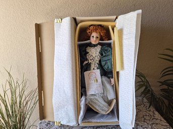 Vintage 1993 World Gallery Limited Edition 'Courtney' Porcelain Doll, Sculpted By Thelma Resch