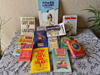 Variety Of Vintage Books: Humor, Trivia, & Reference From The 1980s