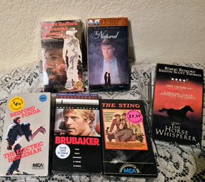 (6) Factory Sealed Robert Redford VHS Movies :