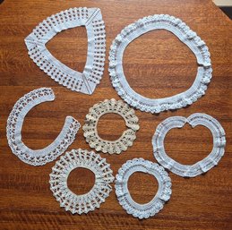 Antique & Vintage Handmade Crochet &tatting Lace Collars & Caftan Neckline Appliques