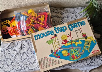 Vintage Version Of The Classic Mouse Trap Board Game Published By Ideal. 1970s