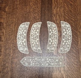 Antique Vintage Lace Collar Pieces And Appliques Likely Date From The Early 1900s