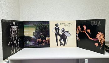 (4) Classic Vinyl Record Albums By The Iconic Rock Band Fleetwood Mac