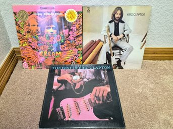 (3) Classic Vinyl Albums That Highlight The Career Of Legendary Guitarist Eric Clapton