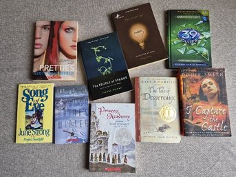 Lot Of 9 Young Adult & Children's Fiction Books - Scott Westerfeld, Jeanne DuPrau, Gary Paulsen
