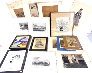 Vintage Prints, Paintings And Drawings