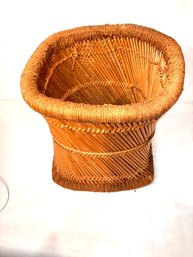 Vintage Basket Wicker Table Base