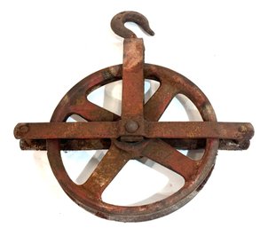 Vintage Metal Hay Hoist