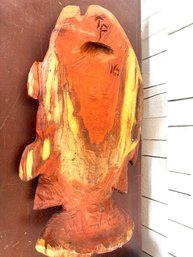 Hand Carved Vintage Wood Fish