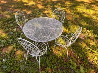 Vintage Outdoor Table And Chairs