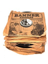 Stack Of Edison Decca Records