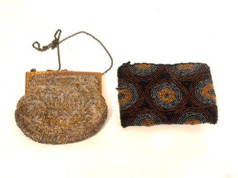 Vintage French Beaded Purse