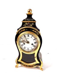 Vintage Du Chateau Mantel Clock With Pendulum And Key