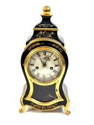 Vintage Du Chateau Mantel Clock With Pendulum And Key