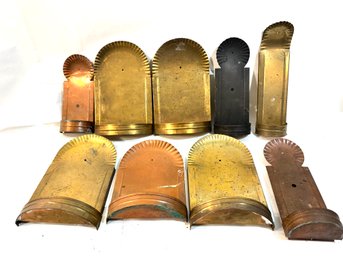 Vintage Brass Or Copper Wall Sconces