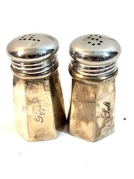 Vintage Silver Salt And Pepper Shakers