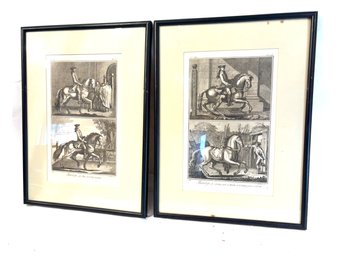 Vintage Framed Prints - Manege