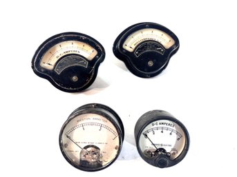 Vintage Weston And General Electric Meters, Early To Mid 20th Century Bakelite