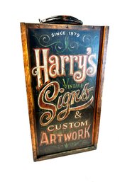 Vintage Sign  Box