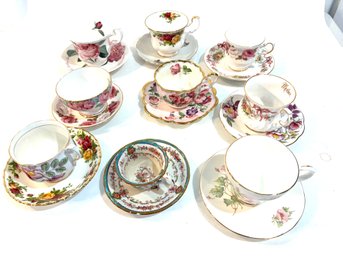 Vintage China Tea Cups And Saucers