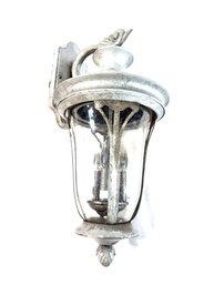 Vintage Aluminum Outdoor Wall Sconce