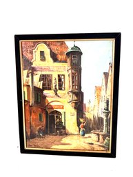Vintage Framed Painting - Nagy Attila 1928 Hungarian Oil On Canvas