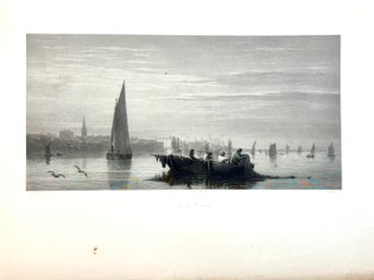 Vintage On The Thames Print