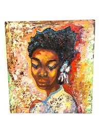 Vintage Oil Painting On Board