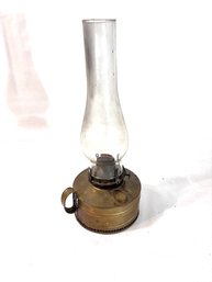 Vintage Brass Oil Lamp