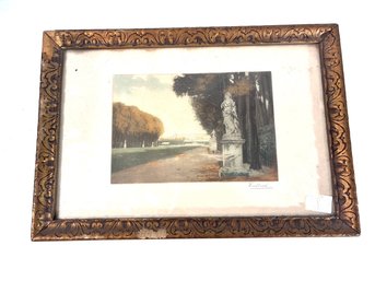 Vintage Framed Print - Versailles De Tapis Vert