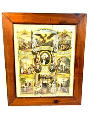 Vintage Framed Print - American Order Of United Mechanics