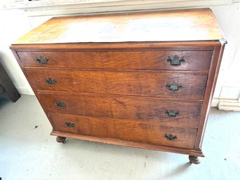 Antique Wood Chest Of Drawers