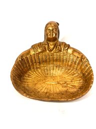 Antique Beautiful Brass Soap Dish