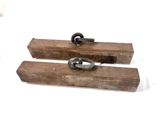 Antique Farm Oxen Blocks