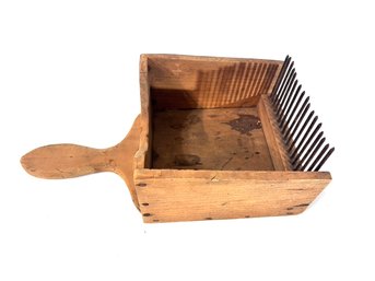 Antique Wood Berry Picker