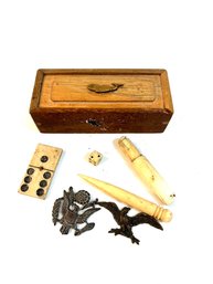 Vintage Whale Box Of Keepsakes