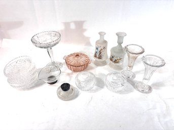 Vintage Lot Of Glassware