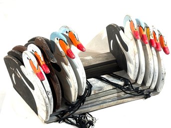 Vintage Wood Duck Decoy Set