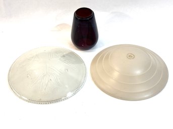 Vintage Glass Lamp Shades