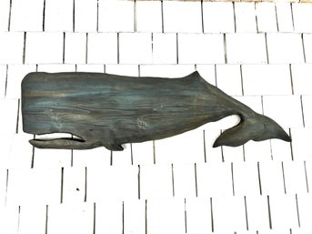 Hand Carved Wood Whale