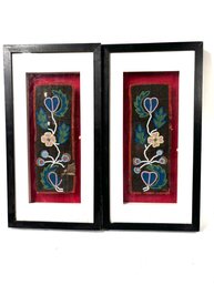 Vintage Framed Native American Beaded Art