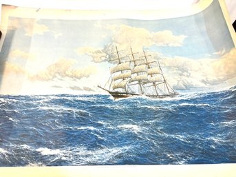 Vintage Ship Print - Schnars-alquist - In The Tropics (eight Bells)