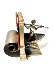 Vintage Whaleman Statue Bookend