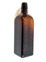 Vintage Brown Corked Bottle