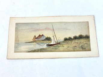 Vintage Watercolor Painting