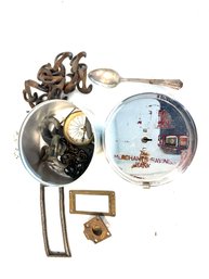 Vintage Tin Of Curiosities