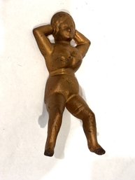 Antique Cast Iron Woman