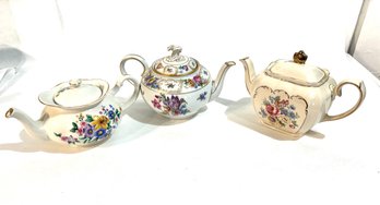 Vintage Price Kensington Potteries England, P.t. Bavaria Tirschenreuth, Sadler England Tea Pots